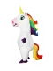 Надувной костюм Единорог, белый